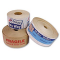 Non-Reinforced Brown Kraft Printed Paper Tape (3"x600')